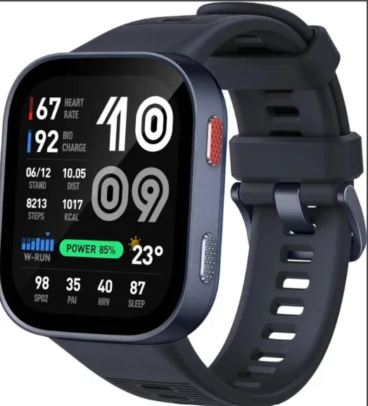 Amazfit Bip Max 50mm Smartwatch, 2.07" AMOLED Display, GPS, 4GB Storage, Offline Maps, Tracker, Hybrid Training, 150+ Sports, HYROX Mode, 5 ATM for Android & iPhone, Blue | A2568 3