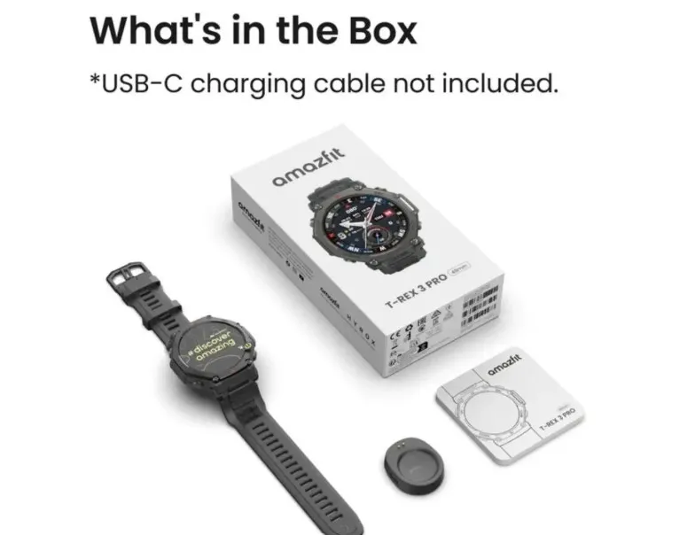 Amazfit T-Rex 3 Pro Smartwatch Arctic Gold