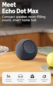 AMAZON SPEAKER ECHO DOT MAX GRAPHITE