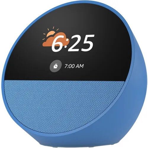 AMAZON SPEAKER ECHO SPOT WITH ALARM CLOCK OCEAN BLUE