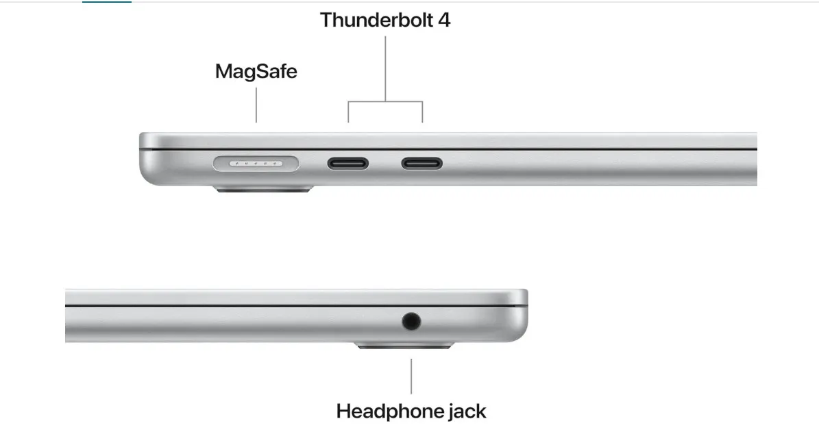 Apple 2026 MacBook Air 13-inch Laptop with M5 chip: AI and Apple Intelligence, 13.6-inch Liquid Retina Display, 16GB Unified Memory, 512GB SSD Storage, 12MP Center Stage Camera; ;Arabic 4