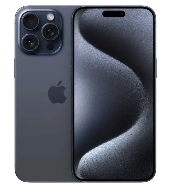 Apple iPhone 15 Pro Max (512GB) – Blue Titanium Middle East Version with FaceTime