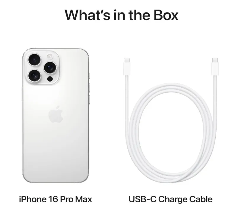 Apple  iPhone 16 Pro Max (256 GB) - White Titanium- TDRA Version 5