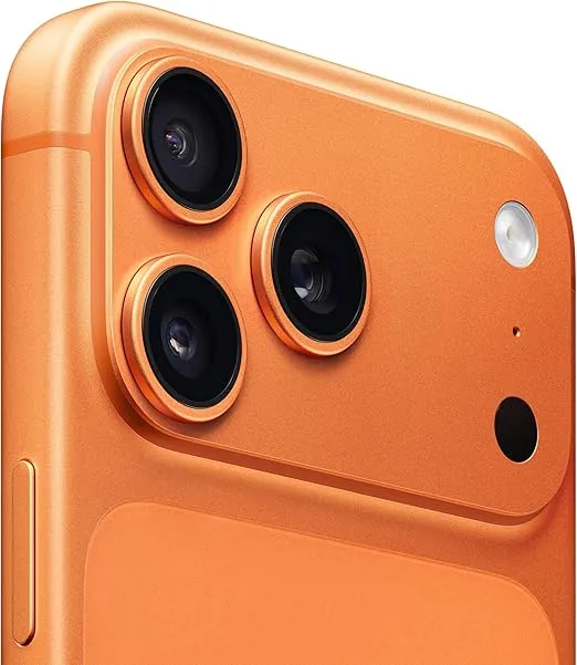 Apple iPhone 17 Pro 256 GB: 6.3-inch Display with ProMotion up to 120Hz, A19 Pro Chip, Breakthrough Battery Life, Pro Fusion Camera System with Center Stage Front Camera; Cosmic Orange - TDRA Version