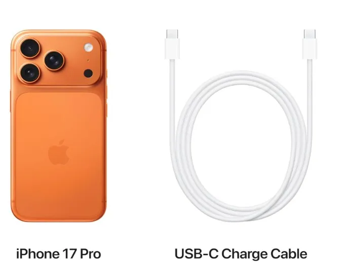 Apple iPhone 17 Pro 1 TB: 6.3-inch Display with ProMotion up to 120Hz, A19 Pro Chip, Breakthrough Battery Life, Pro Fusion Camera System with Center Stage Front Camera; Cosmic Orange - TDRA 5