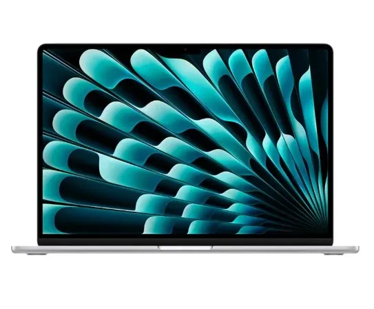 Apple MacBook Air 15", M3 chip with 8-core CPU and 10-core GPU, 8GB, 256GB SSD - Silver ,Arabic