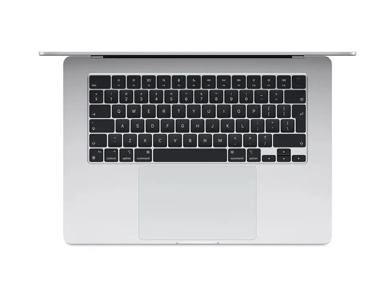 Apple MacBook Air 15", M3 chip with 8-core CPU and 10-core GPU, 8GB, 256GB SSD - Silver ,Arabic