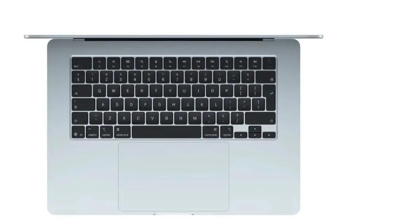 Apple MacBook Air M5 15-inch (2026) – 10-core CPU / 16GB RAM / 512GB SSD / 10‑core GPU / macOS Tahoe / English & Arabic Keyboard / Sky Blue / Middle East Version