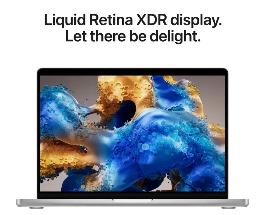 Apple MacBook Pro M5 14-inch (2026) – 10-core CPU / 32GB RAM / 1TB SSD / 10‑core GPU / macOS Tahoe / English & Arabic Keyboard / Silver / Middle East Version 4