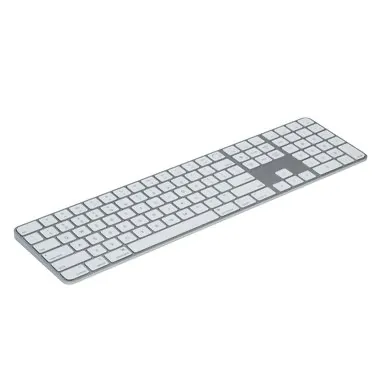 APPLE MAGIC KEYBOARD WITH TOUCH ID & NUMERIC KEYPAD MK2C3LL/A SILVER
