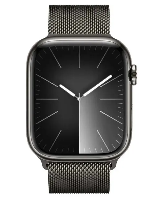 Apple Watch Series 9 GPS + Cellular 41mm Graphite Stainless Steel Case with Graphite Milanese Loop – Middle East Version 4