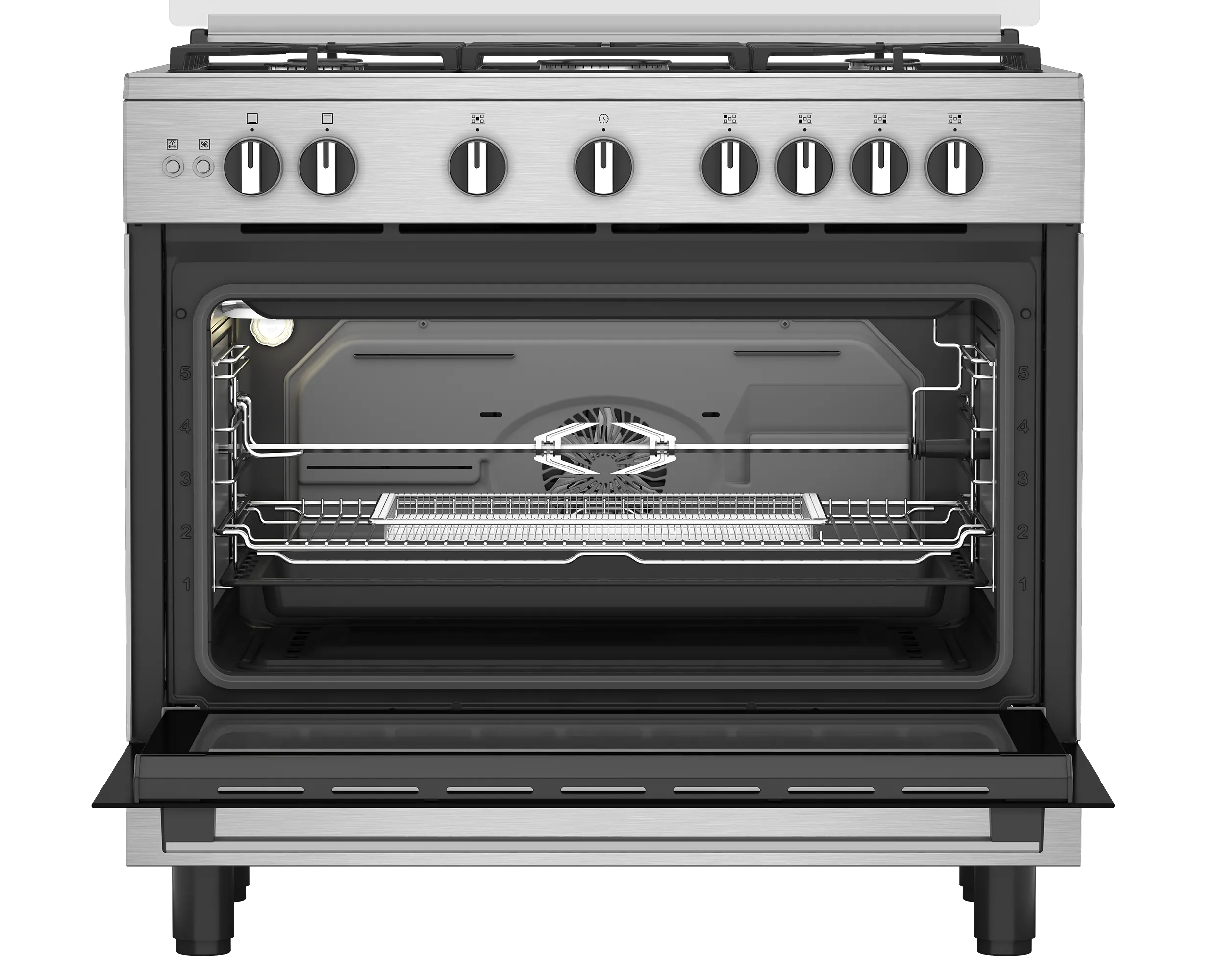 Ariston 90cm Gas Cooker – ARR9GGF23129XME 5