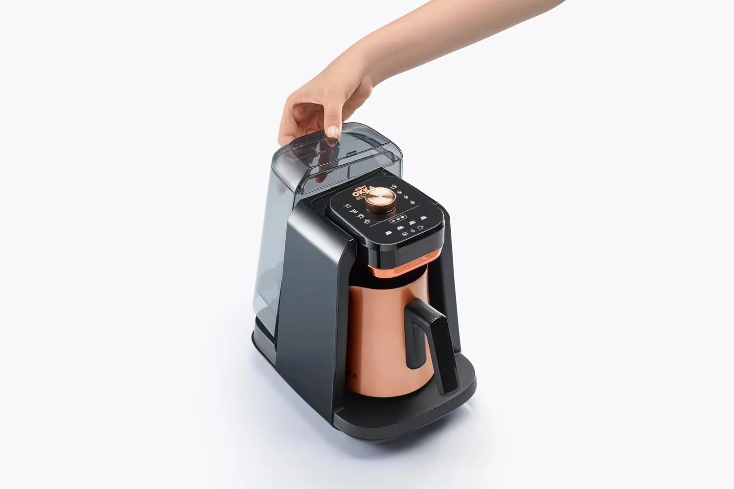 ARZUM OKKA RICH PRO PLUS OK0038-04 Turkish Coffee Maker with Water Tank Copper 3