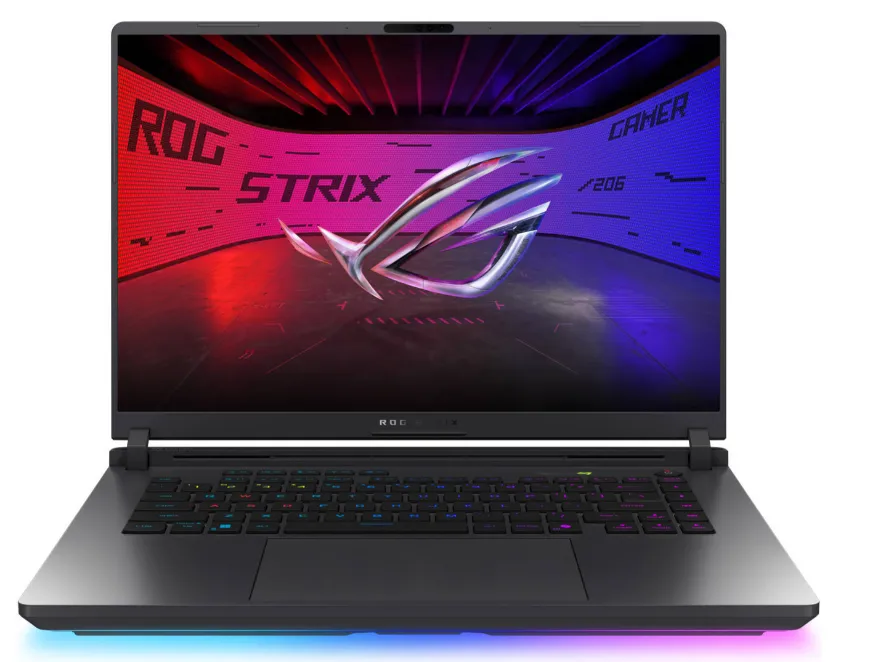 ASUS ROG Strix G16 G615JHR Gaming Laptop, 16" WUXGA IPS 165Hz Display, Intel Core i7-14650HX, 16GB RAM, 1TB SSD, RTX 5050 8GB GPU, English-Arabic K/B, Win11, Eclipse Gray | G615JHR-1SG7821W
