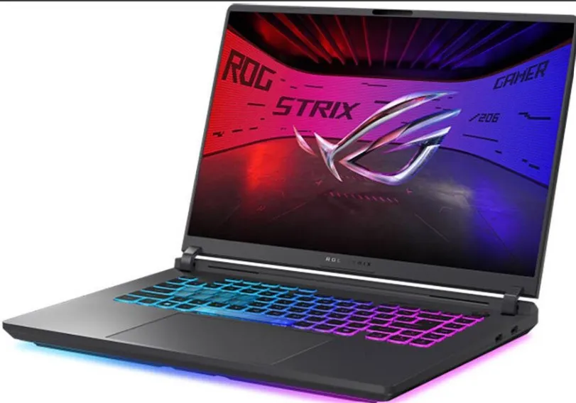 ASUS ROG Strix G16 G615LR Gaming Laptop, 16" WQXGA IPS 240Hz Display, Intel Core Ultra 9 275HX, 32GB RAM, 2TB SSD, GeForce RTX 5070 Ti 12GB, English (US) K/B, Win 11, Eclipse Gray | 90NR0LR1-M00AN0