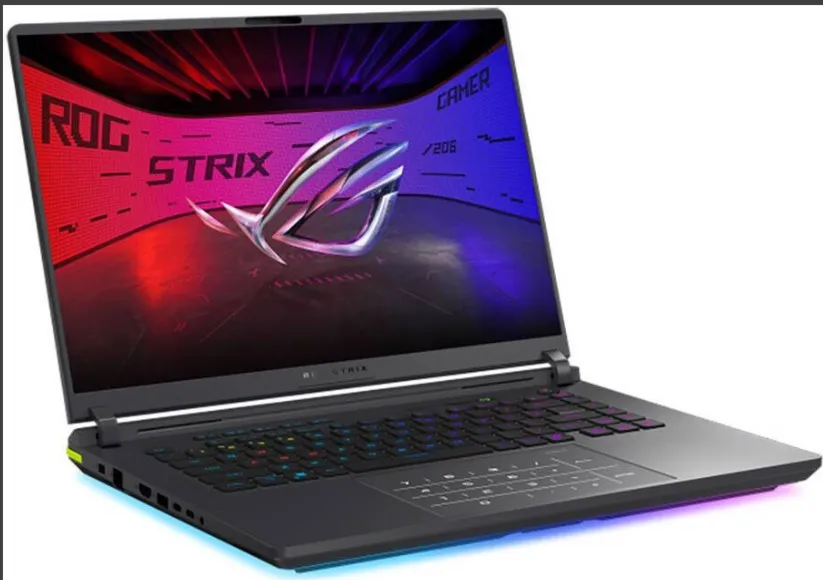 ASUS ROG Strix G16 G615LR Gaming Laptop, 16" WQXGA IPS 240Hz Display, Intel Core Ultra 9 275HX, 32GB RAM, 2TB SSD, GeForce RTX 5070 Ti 12GB, English (US) K/B, Win 11, Eclipse Gray | 90NR0LR1-M00AN0 3