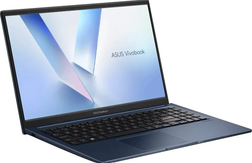ASUS Vivobook 15 F1504VA Laptop, 15.6" FHD IPS Display, Intel Core 5 120U, 8GB RAM, 512GB SSD, Intel Graphics, English Keyboard, No OS, Quiet Blue | 90NB13Y1-M01FT0