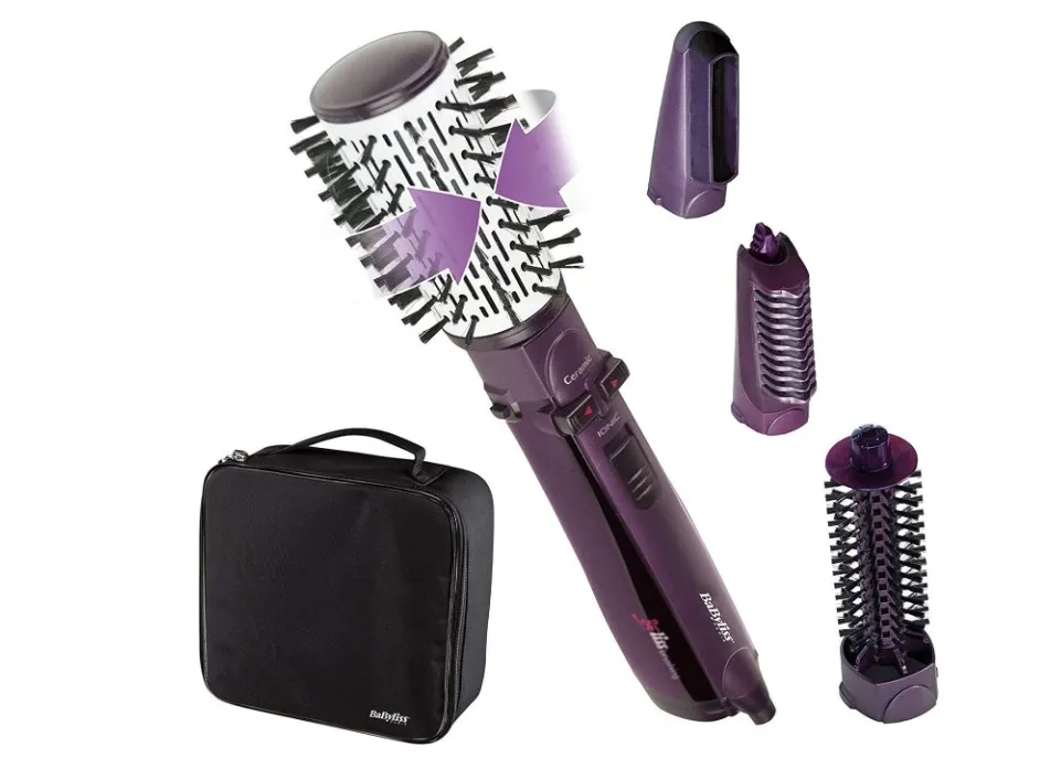 Babyliss 2736SDE Beliss Brushing Rotating Brush 4 Attachments 1000 Watts – International Warranty