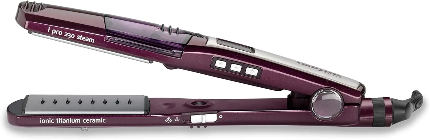 BaByliss 369 Hair Straightener| Nano Titanium Ceramic Coating: Soft And Strong.| High-performance Heating Up To 230°c | Ceramic Plates For Smooth And Shiny Results | ST395SDE(Purple), One Size 3