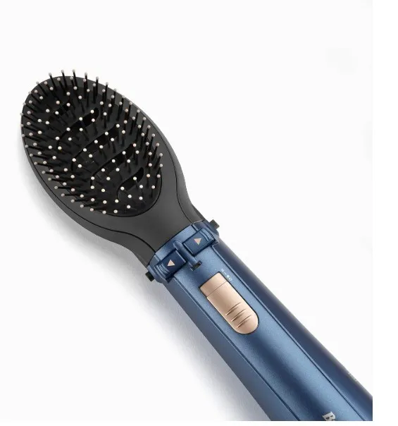 BaByliss Air Styler Pro 1000, 38mm Thermal Brush With 2, 2m Swivel Cord, Rotating 50mm Soft Bristle Brush With 2 Heats Plus A Cool Setting lightweight Design & Salon-quality Results, AS965SDE (Blue) 3