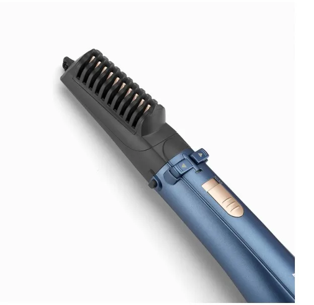BaByliss Air Styler Pro 1000, 38mm Thermal Brush With 2, 2m Swivel Cord, Rotating 50mm Soft Bristle Brush With 2 Heats Plus A Cool Setting lightweight Design & Salon-quality Results, AS965SDE (Blue) 4