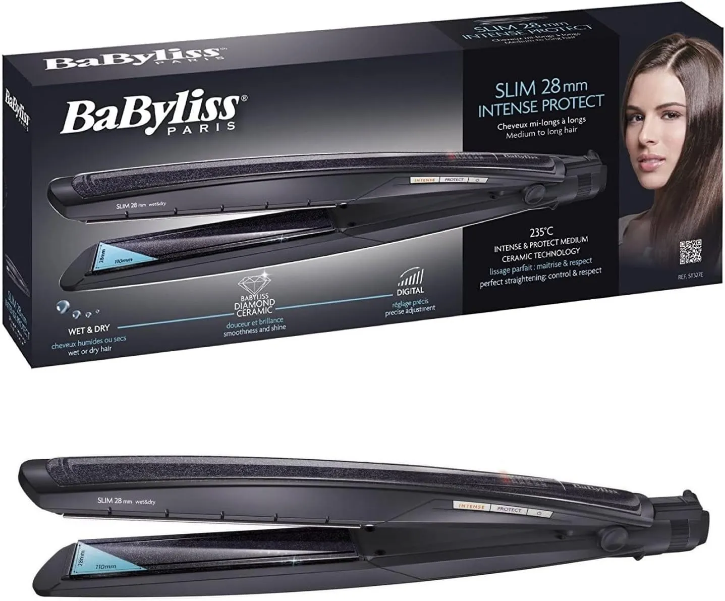Babyliss BABST327SDE,Babyliss slim 28 led saso straightner