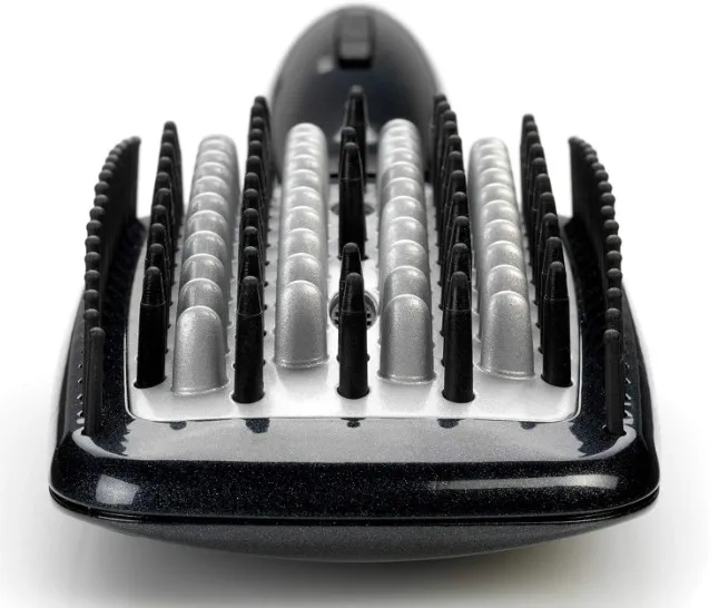 BaByliss Hair Straightening, 3d Tech Hot Brush For Versatile Styling And Smooth Results, Black Design For A Sleek, Durable Construction For Long-lasting Performance, HSB101SDE (Black) (UAE Version) 4