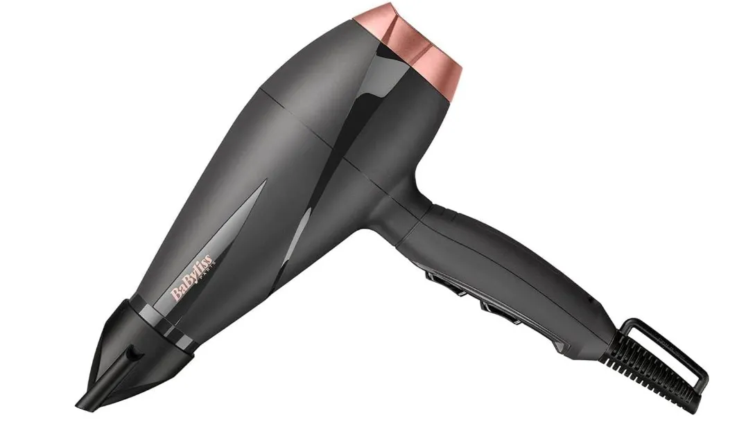 BaByliss Paris Hair Dryer, Salon-grade Motor With 2100w & Ionic Frizz-control, 6mm Ultra-slim Concentrator Nozzle With Lockable Cold Shot, Italian-made For Lasting Performance, 6709DSDE (Black) 3