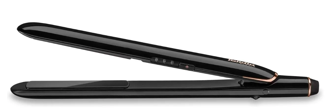 BaByliss Smooth Finish 230 Hair Straightener |Titanium Ceramic Plates For Efficient Straightening |Adjustable Temperature Settings For Versatile Styling |Salon-quality Results At Home| ST250SDE(Black) 3