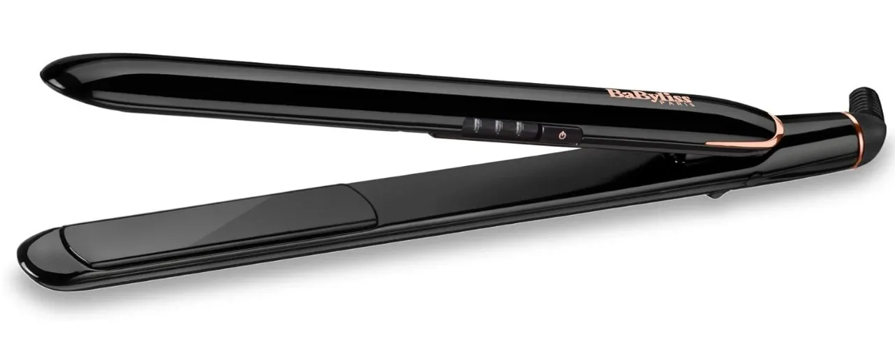 BaByliss Smooth Finish 230 Hair Straightener |Titanium Ceramic Plates For Efficient Straightening |Adjustable Temperature Settings For Versatile Styling |Salon-quality Results At Home| ST250SDE(Black) 5