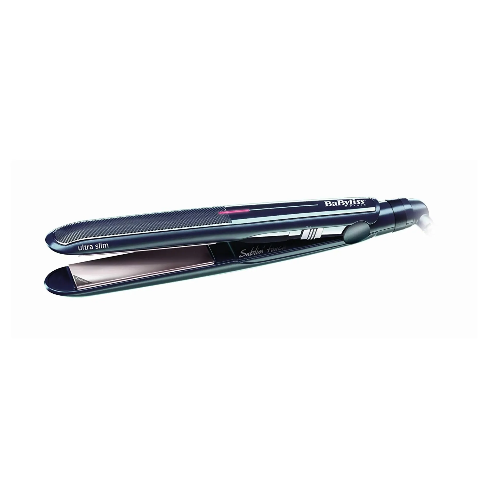 BaByliss Ultra Slim 22 Protect Hair Straightener ST325SDE, 22mm Diamond-Ceramic Floating Plates, Up to 230°C, Fast Heat-Up, Auto Shut-Off, Black