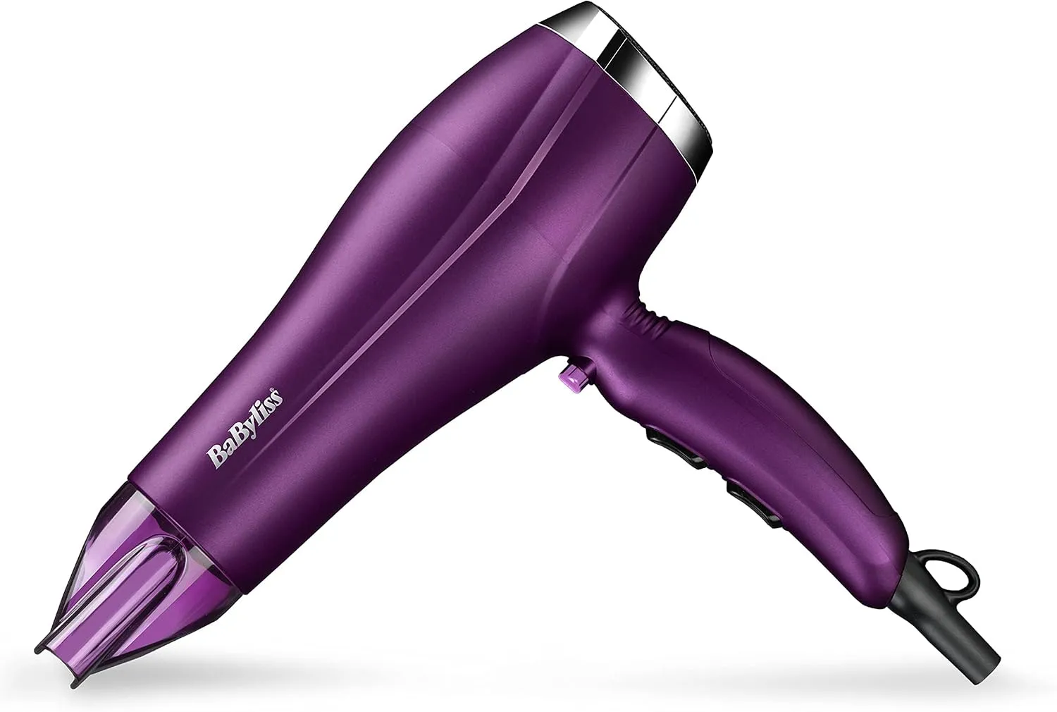 BaByliss Velvet Orchid 2300 Hair Dryer, Fast Drying Results, Ionic, Comfortable Blow-Dry, Purple 3
