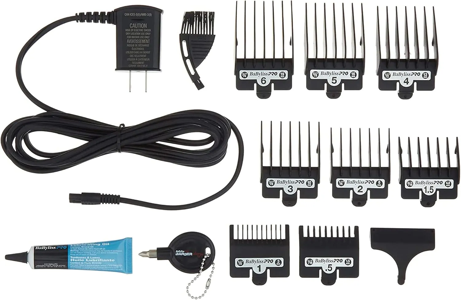 BaBylissPRO Barberology Hair Clipper For Men FX870BN BLACKFX Cord/Cordless Professional Hair Clipper 5
