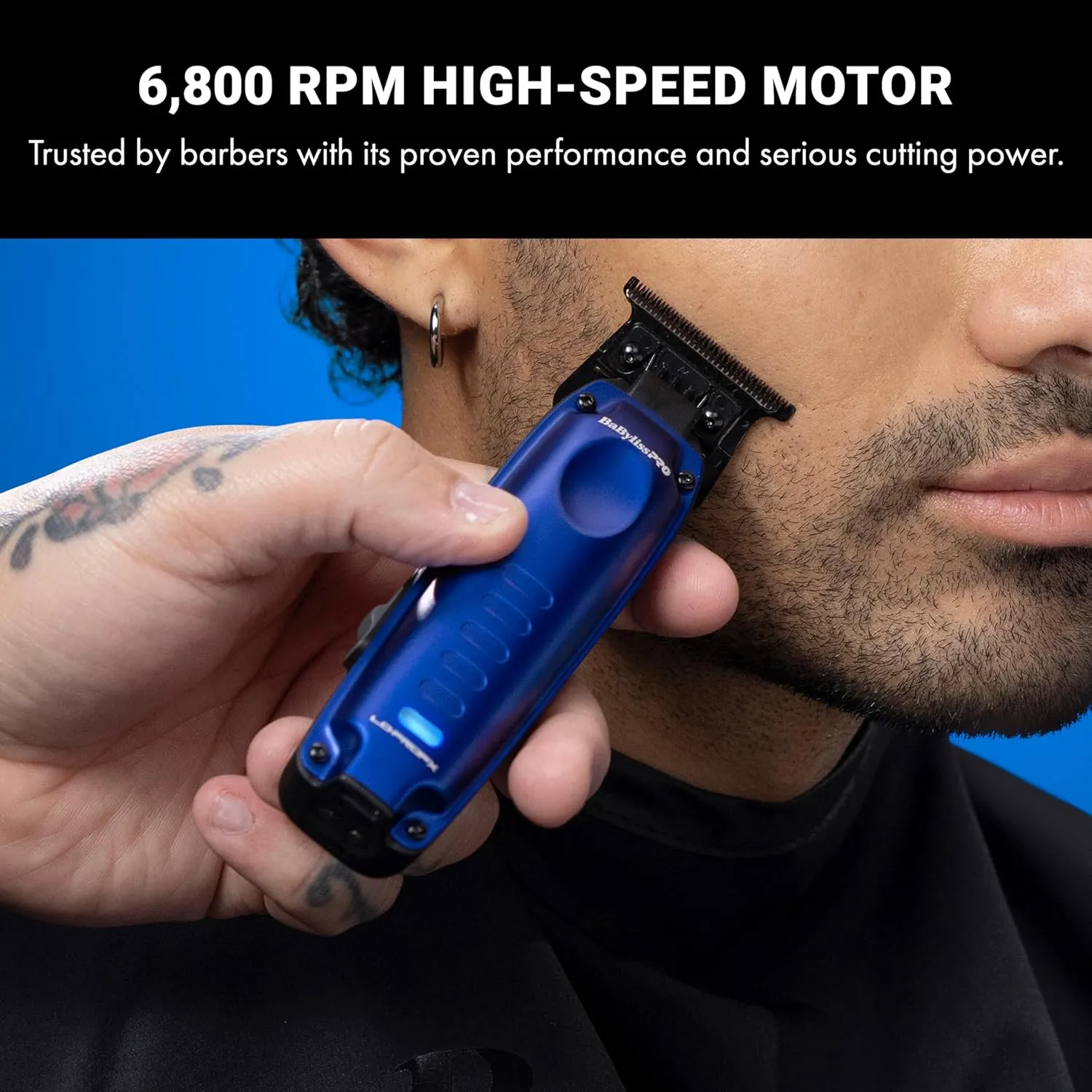 BaBylissPRO High-Performance Compact LO-PROFX Hair Trimmer 3