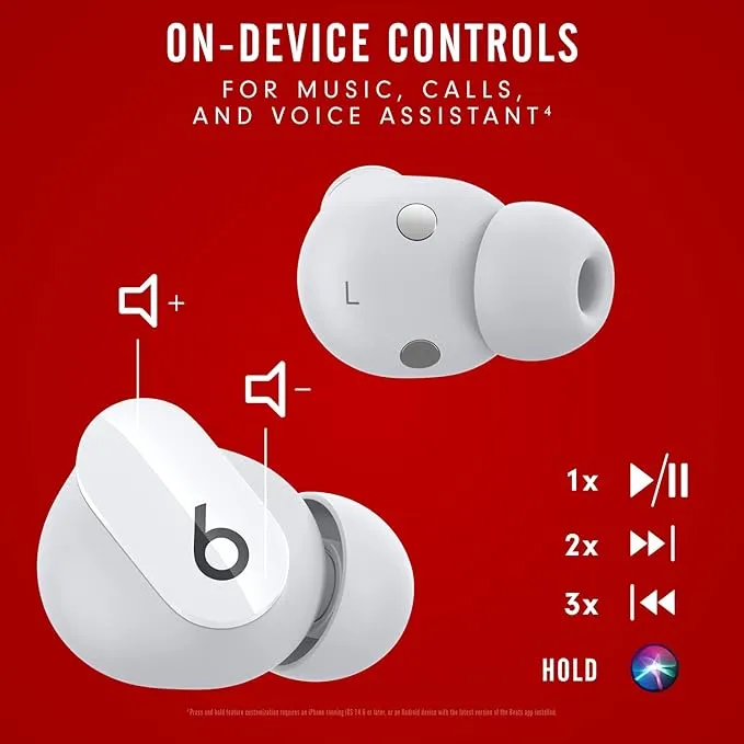 BEATS EARPHONE STUDIO BUDS MJ4Y3LL/A WHITE