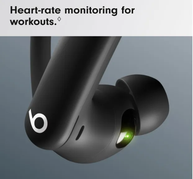 Beats Powerbeats Pro 2 Wireless Bluetooth Earbuds – Noise Cancelling, Heart-Rate Monitor, IPX4, Up to 45 Hours Battery & Wireless Charging Case, works with Apple & Android- Jet Black 4