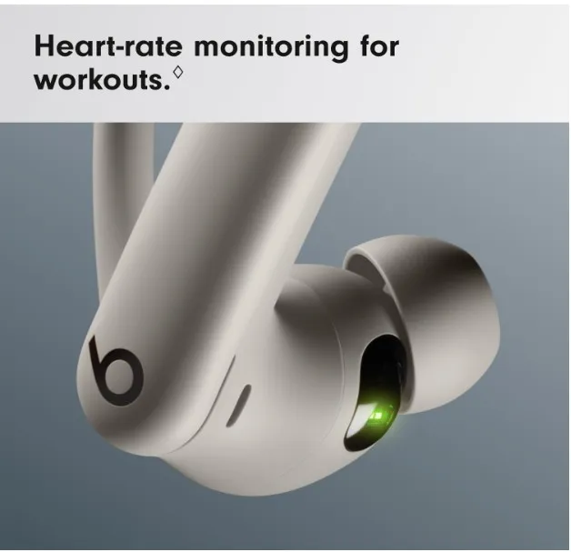 Beats Powerbeats Pro 2 Wireless Bluetooth Earbuds – Noise Cancelling, Heart-Rate Monitor, IPX4, Up to 45 Hours Battery & Wireless Charging Case, works with Apple & Android- Quick Sand 3