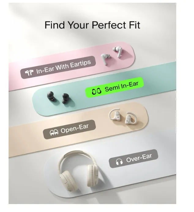 Belkin SoundForm Anywhere Wireless Earbuds, Lightweight Earbuds for Side Sleeping with Long-Lasting Comfort, Bluetooth 6.0, 26H Battery Life, IPX4, Earphones for sleeping, sports and more - Black 4