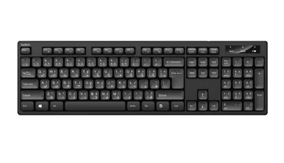 Belkin Wireless Keyboard and Mouse Combo Black | English Arabic Black BBZ010ar 3