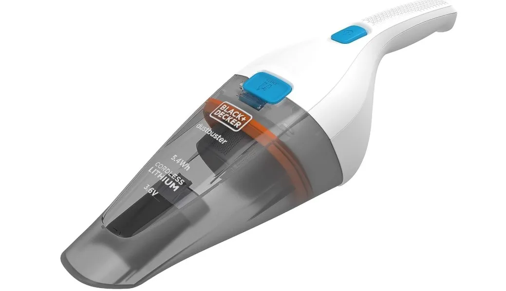 BLACK+DECKER 3.6V Cordless Handheld Portable Vacuum Cleaner With Lithium-Ion Battery 1.5Ah, 8AW Suction Power, 325ml Bowl Capacity, For Quick and Easy Cleaning NVC115JL-B5