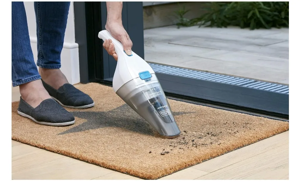 BLACK+DECKER 3.6V Cordless Handheld Portable Vacuum Cleaner With Lithium-Ion Battery 1.5Ah, 8AW Suction Power, 325ml Bowl Capacity, For Quick and Easy Cleaning NVC115JL-B5  3