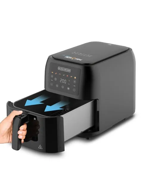 BLACK+DECKER Digital Air Fryer, 8L, 1700W, SAF80W-B5, Black 3