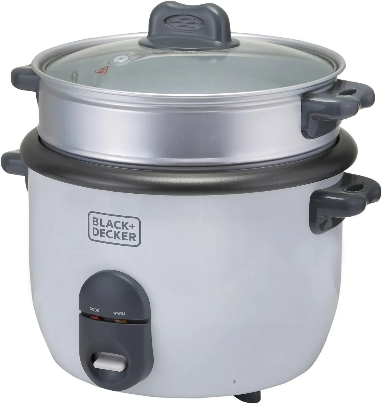 BLACK+DECKER Rice Cooker 1.8L 700W – RC1860-B5 (White)