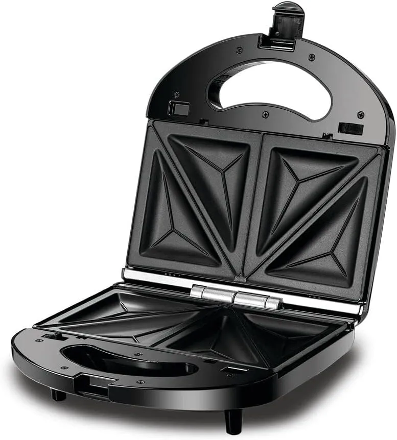 Black & Decker Sandwich & Grill Maker, 650-780W Power, 2in1 Interchangeable Sandwich and Grill Maker, with Indicator and Ready to Cook Lights, Non Stick Surface, Easy to Use, TS2120-B5