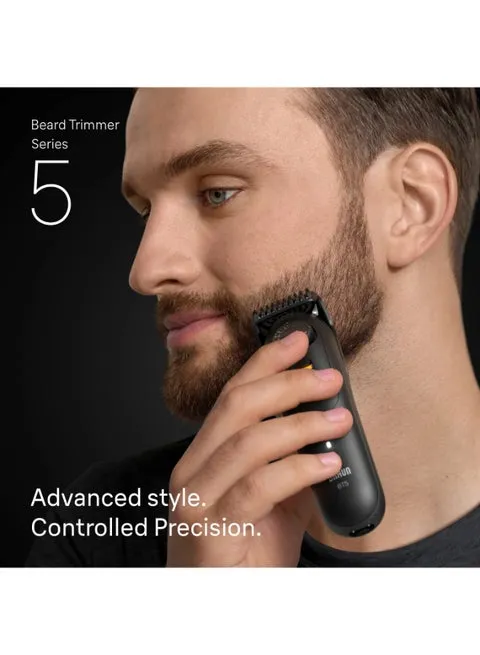 Braun Beard Trimmer Series 5, +8 Styling Tools, Ultra Sharp Blade, BT5560 Black 2
