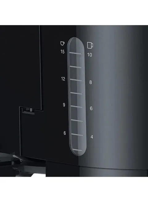 Braun Breakfast1 Filter Coffee Maker, AromaCafe OptiBrew System, Automatic Shut-Off, Dishwasher Safe, 2.5 L, 1000 W, KF1100 BK Black 3