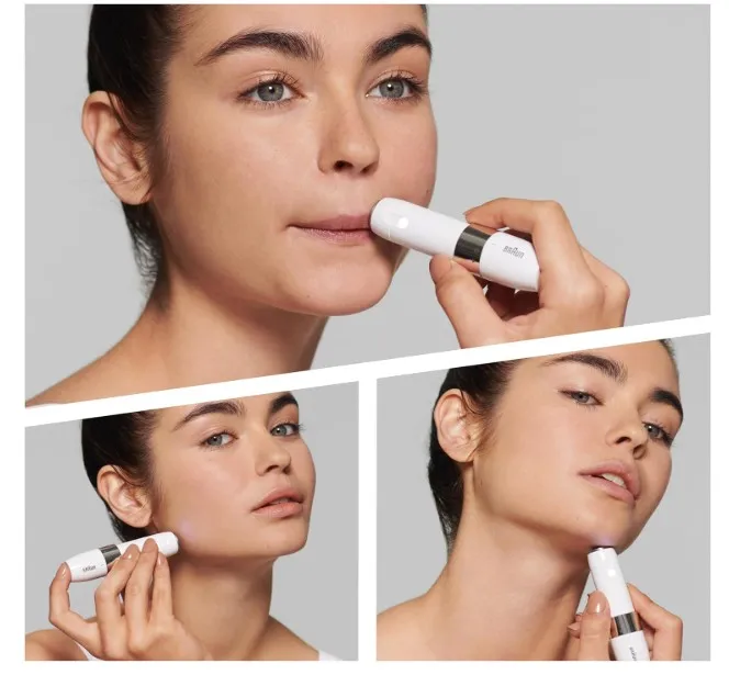Braun Face Mini Hair Remover FS1000, Electric Facial Hair Removal for Women