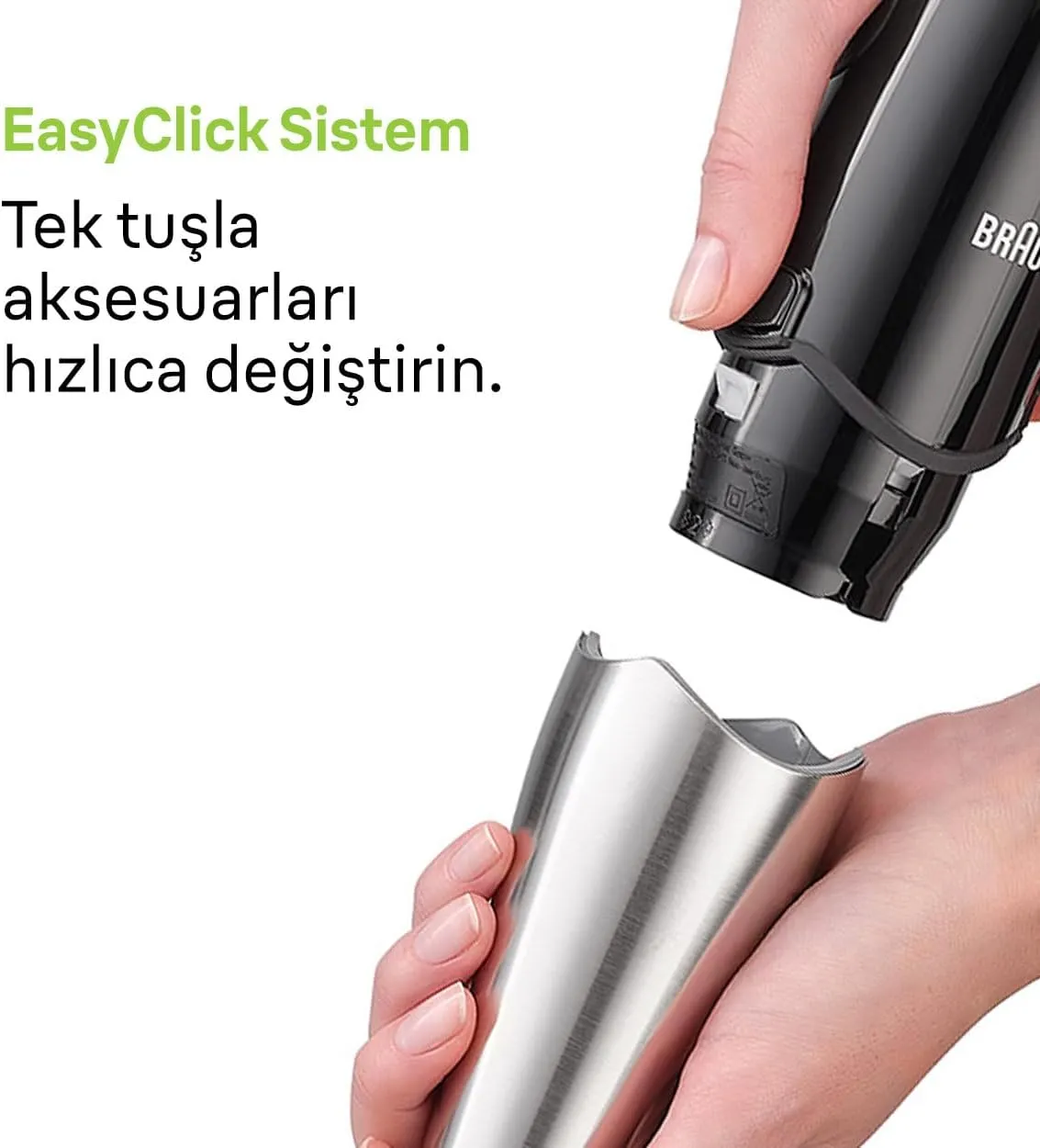 Braun Hand Blender Multiquick 7 1000W With 600Ml Bpa-Free Beaker, 1.5L Food Processor, Whisk, Easy Smartspeed, Splashcontrol & Powerbell PlUS Technology Mq 7075X Black 4