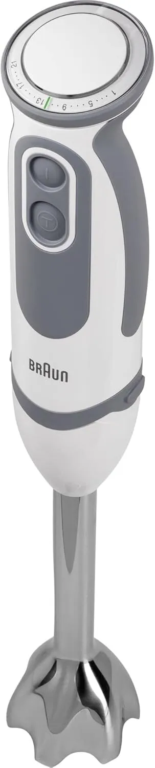 Braun House Hold mq5200 Hand Blender, Plastic, White/Grey