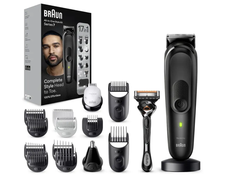 Braun MGK 7490 17 in 1 Style Kit 7 Beard, Body, Hair Multi Grooming Kit